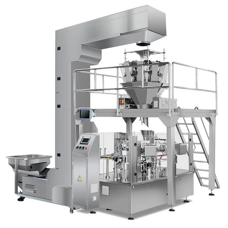 Given Style Premade Bag Rotary Packing Machine with Multihead Weigher | YL-GD-M