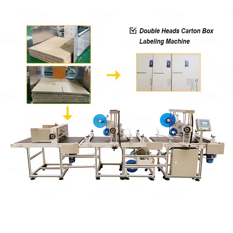 Automatic Carton Box Sticker Labeling Machine | YL-L837